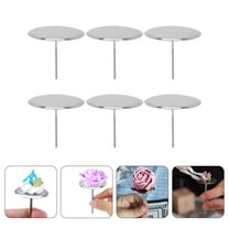 UPOUART 6Pcs Metal Cake Flower Nail for Baking Easy to Use Cake Decorating Supplies