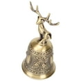 thumbnail image 1 of Metal Hand Bell, Wedding Bell Vintage Exquisite  for Training Pets Bronze, 1 of 7