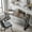 Distressed Gray, variant on HOMCOM 55 Inch Computer Desk, Industrial Writing Desk with Z-Shaped Metal Leg, Study Table for Home Office, Distressed Gray