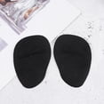 thumbnail image 4 of EeaseMX 2 pares de plantillas de gel antideslizantes para el antepié, plantillas para zapatos de tacón alto, color negro, 4 of 7