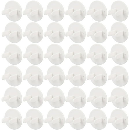 36-pack Outlet Plug Covers White Child Baby Proof Electrical Protector Safety Power Socket Plastic