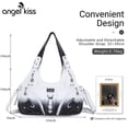 thumbnail image 2 of Angelkiss Hobo Shouder Purses for Women Crossbody Bag with Adjustable Long Straps Ultra Soft with Multiple Pockets, 2 of 5