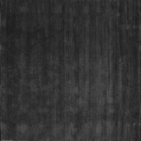 Ahgly Company Indoor Square Abstract Gray Contemporary Area Rugs, 5' Square
