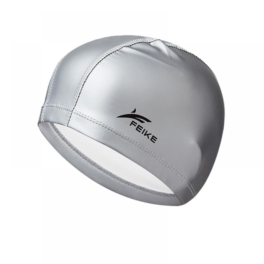 High Elasticity Swimming Cap Waterproof PU Breathable Pool Hat for Men