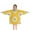 Yellow Daisy Flower-1, variant on Pink Daisy Flower Polka Dots Pattern Blanket Hoodies for Kids 6-13YR Oversize Wearable Blanket Hoodies for Boys Girls Teens