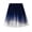 Dark Blue, variant on Women's Elegant Tulle Skirts, Gradient Color Elastic A-Line Layered Short Skirt Streetwear