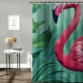 thumbnail image 2 of Orinice  Flamingo Cute Bathroom Shower Curtain Set, 60x72, 2 of 7