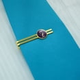 thumbnail image 2 of Emo Emu Funny Humor Round Tie Bar Clip Clasp Tack Gold Color Plated, 2 of 5