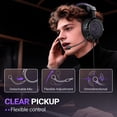 thumbnail image 5 of FIFINE HD18 Gaming Headset with Microphone for PC Computer, PS5, Xbox, Wired Open-back Headphones with 3.5mm Connect, 5 of 9