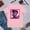 Pink, variant on Royal Unisex t-shirts