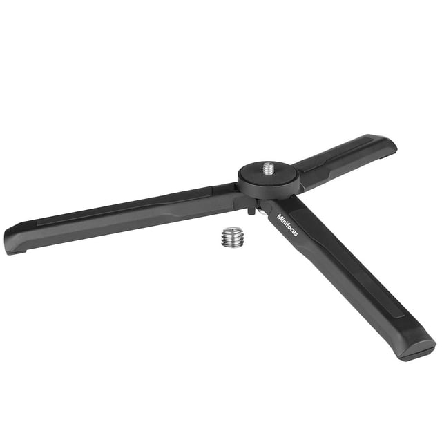 Trípode MINIFOCUS Mini trípode de aluminio negro