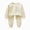 R599-Beige, variant on NOLDARES Baby Infant Girls Fall Winter Outfits Clothing Long Sleeve Top and Cozy Joggers Pants 2 Piece Set Cute Print Clothes(Orange,3-4 Y)