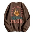 thumbnail image 3 of Overstimulated Moms Club Sweatshirts for Women Long Sleeve Crewneck Mom Sweatshirt Mam Shirt Pullover Tops, 3 of 8