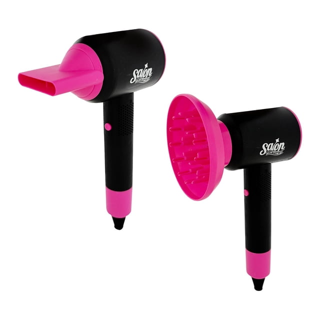 Set de Belleza, Juguete Secador De Cabello Y Accesorios Niña negro DIFUSOR