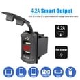 thumbnail image 2 of Cargador De Teléfono Móvil Con Puerto Usb Dual En Forma De Barco A Prueba De Agua Con Cargador De Coche Portátil Con Pantalla De Voltaje seitruly VI012039-02, 2 of 6