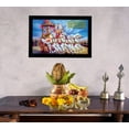 thumbnail image 3 of IBA Indianbeautifulart Mahabharat Shree Krishna ArjunPicture Frame Religious Poster Black Wall Frame Deity Photo Frame Wall DecorFor Home/Office/Temple, 3 of 7