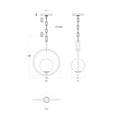 thumbnail image 3 of 388P01MBFG-Varaluz Lighting-Stopwatch - 1 Light Pendant In Modern Style-17.75 Inches Tall and 12 Inches Wide     -Traditional Installation, 3 of 7