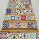 thumbnail image 5 of 6 uds pegatinas de Mandala azulejo piso escalera impermeable YONGSHENG decoración baño cocina, 5 of 5