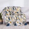 thumbnail image 3 of Rateoe Hawaiian Style Pattern Flannel Throw Blanket, Ultra-soft Blanket for Bed, Couch, Car, Hypoallergenic Anti-pilling blanket-40"x30"(Horizontal), 3 of 6