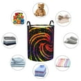thumbnail image 4 of Balery A Bright Abstract Cesta de ropa redonda con asas, impermeable, independiente, para ropa, juguetes, dormitorio y familia-Medium, 4 of 6