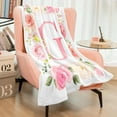 thumbnail image 4 of Initial G Blanket Gifts for Women, Monogrammed Gifts for Women, Unique Anniversary Wedding Birthday Gifts for Her, Cool Personalized Gifts for Women Blanket 50x60, 4 of 6