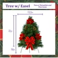 thumbnail image 2 of Sympathy Silks Artificial Christmas Tree on 30 Inch Easel for Outdoor Memorials, 2 of 5