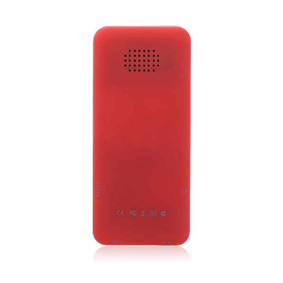 Bearachild Reproductores de música portátiles Reproductor externo compatible con Bluetooth E-book Dispositivo electrónico deportivo Rojo sin Type2 NO2