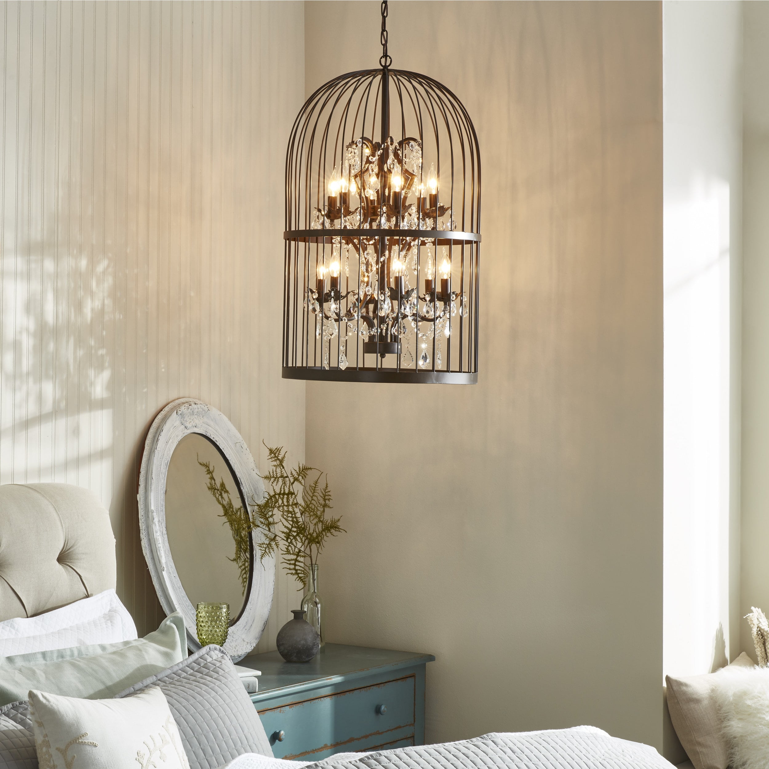 Warehouse of Tiffany  Rinee III Cage Chandelier