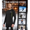 thumbnail image 6 of Thermal Underwear Long Johns for Men Fleece Lined Base Layer Tops and Bottoms Set Cold Weather Clothing Gear Winter Gift, 6 of 7