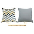 thumbnail image 2 of Aiking Set of 2 Printed 26 x 26 inch Decorative Euro Shams, Chevron, 2 of 4
