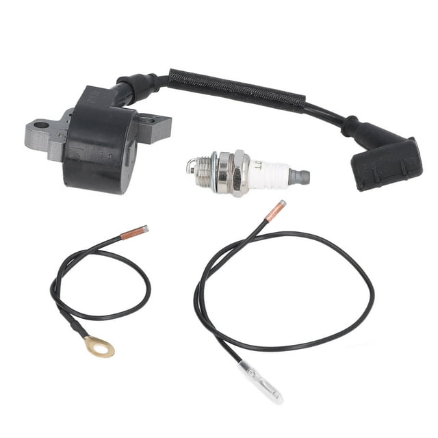 Bobina de encendido YUMILI, módulo de bobina de encendido de motosierra con bujía y cables para STHIL 046 MS460 066 MS660 MS650