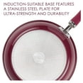 thumbnail image 3 of Create Delicious Deep Nonstick Frying Pan / Fry Pan / Skillet - 12.5 Inch, Red, 3 of 4