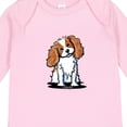 thumbnail image 4 of Inktastic Kc Cavalier Spaniel Boys or Girls Long Sleeve Baby Bodysuit, 4 of 5