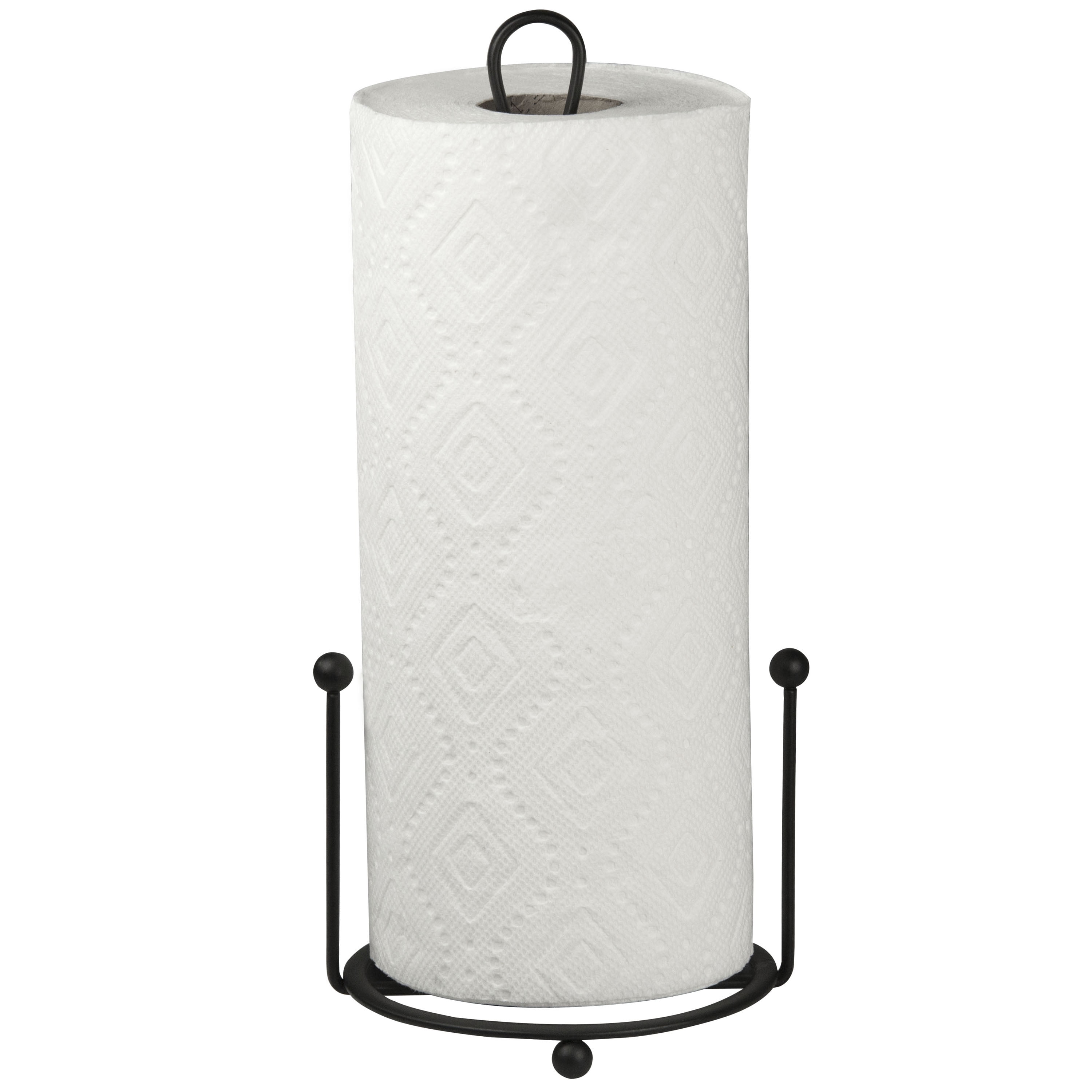 Umbra Black Ribbon Paper Towel Holder 1016795-1171 - The Home Depot