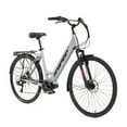 thumbnail image 1 of Hyper E-Ride 700C 36V Electric Commuter E-Bike for Adults, Pedal-Assist, 250W Mid-Drive Motor, Matte Gray, 1 of 9