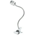 thumbnail image 1 of Lampe à Pince USB Couleur Chaude Froide Température Réglable à 360 Degrés Col de Cygne (Argent), 1 of 8