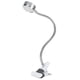 thumbnail image 2 of Luz de abrazadera USB, temperatura de Color fría y cálida, luz de cuello de cisne ajustable de 360 grados (plateada), 2 of 14