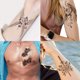 thumbnail image 5 of 8 hojas de tatuajes temporales para mujeres, pegatinas de tatuajes, conjuntos de tatuajes, para niñas y adultos, belleza, 5 of 5