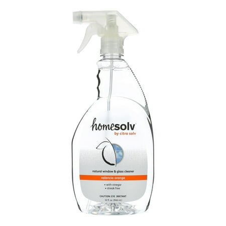 Homesolv Natural Glass Cleaner with Vinegar 32oz