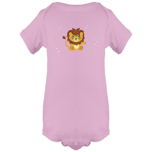 Cute Good Lion Cub Bodysuit Infant -Image by Shutterstock, Newborn