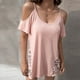 thumbnail image 1 of Blusa cómoda con costuras de encaje y tirantes sólidos sin costuras para mujer Pompotops qyievc1101, 1 of 9