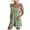 Green1, variant on ABATAB Women's Summer Casual Rompers Sleeveless Loose Overalls Adjustable Strap Jumpsuits Pockets Beach Vacation Outfits
