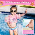 thumbnail image 2 of MoKo Toddler Swim Vest for 13-30/30-70lbs, Swimming Arm Floaties Water Wings, Pink Mermaid, 2 of 7