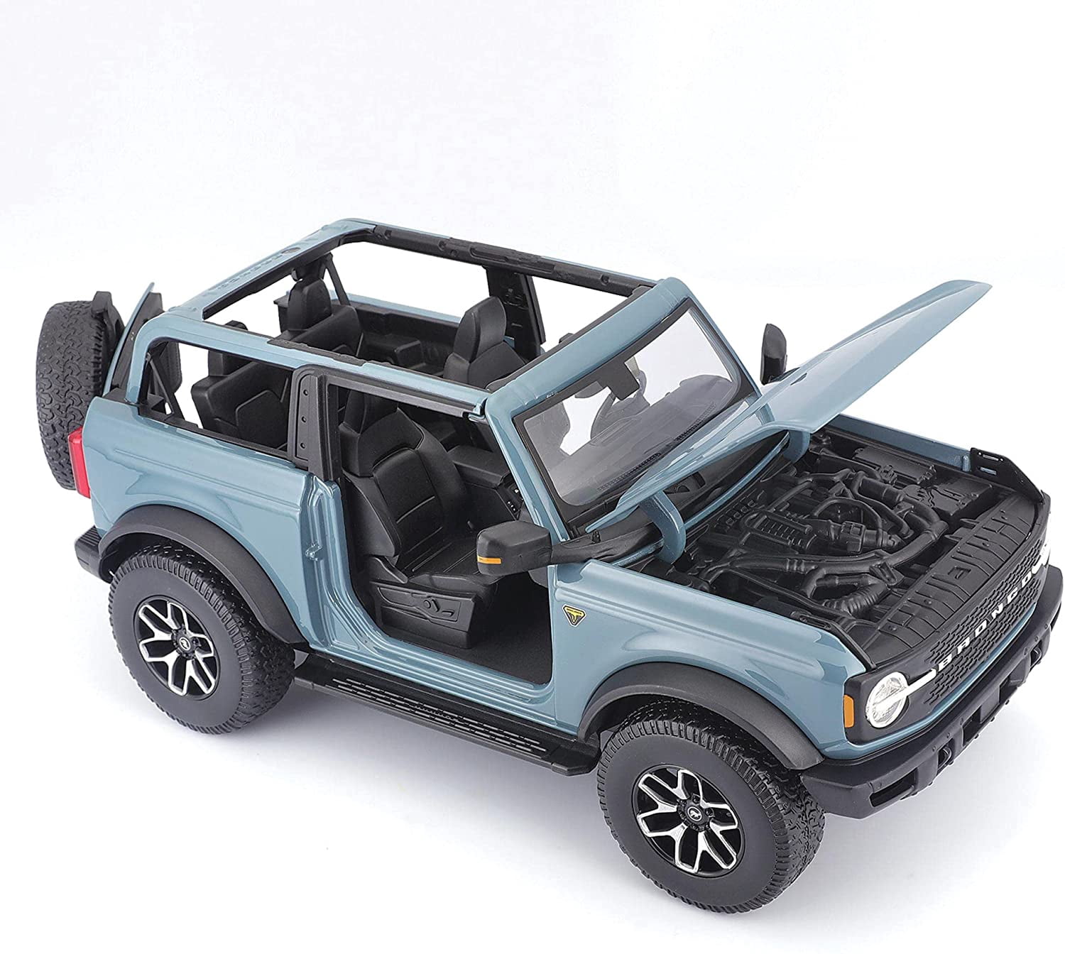 2021 Ford Bronco Badlands Blue "Special Edition" 1/18 Diecast Model Car by Maisto