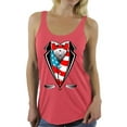 thumbnail image 1 of Awkward Styles Women's Tuxedo American Flag Graphic Racerback Tank Tops USA Patriotic, 1 of 4