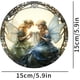 thumbnail image 2 of Adornos para ventana de acrílico XINYU con forma de hada Angel atrapasol de vidrio de colores, 2 of 7