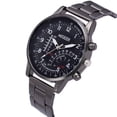 thumbnail image 2 of Fsqjgq Quartz Watches for Men with Stainless Steel Mesh Expansion Band Digital Analog Watch, 2 of 2