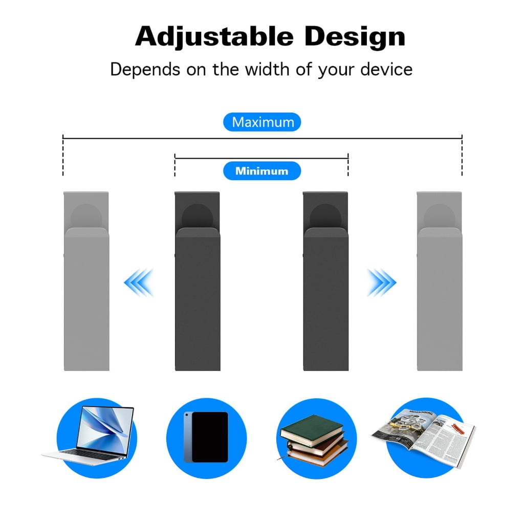 Laptop Stand Desk Side Storage Hanging Desk Organiser Adjustable Laptop Holder Laptop Organiser Desk Storage Holder