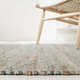 thumbnail image 4 of SAFAVIEH Natural Fiber Peronel Abstract Area Rug, Natural/Teal, 5' x 8', 4 of 8