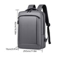 thumbnail image 3 of Mochila de negocios para hombres, Bolso de hombro ligero para estudiantes, impermeable, regalos de vacaciones de alta capacidad con cremallera, ocio diario, 3 of 6